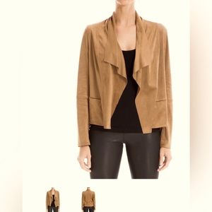 MAX STUDIO | NWT Faux Suede Cascade Jacket | L
